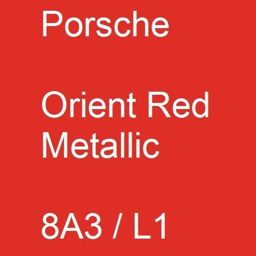 Porsche, Orient Red Metallic, 8A3 / L1.